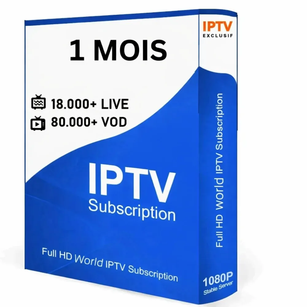 Abonnement IPTV 1 Mois