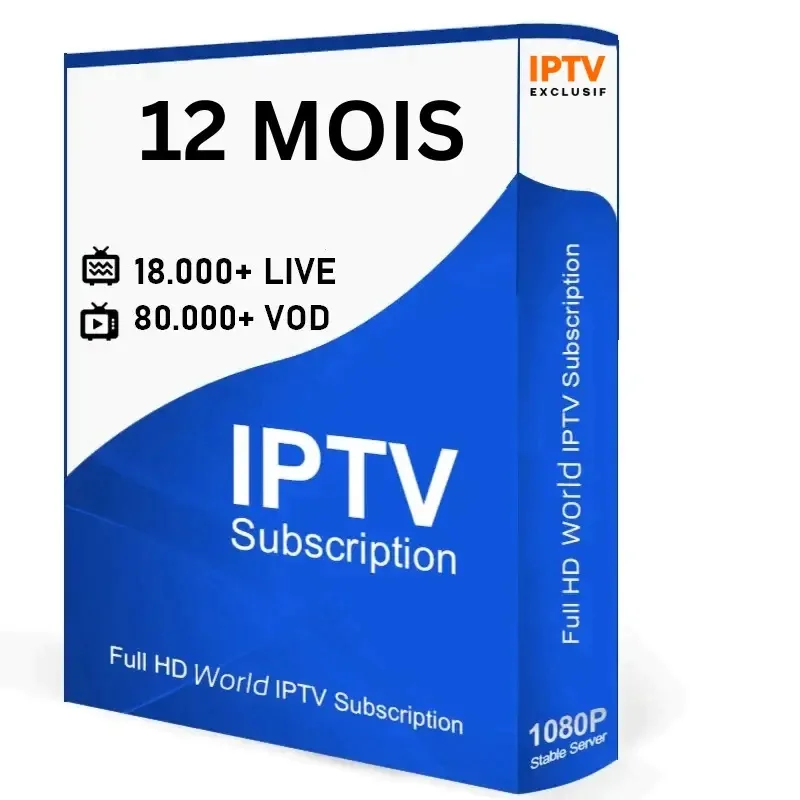 abonnement IPTV 12 mois